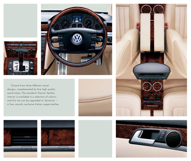 Volkswagen’s 2005 Phaeton brochure